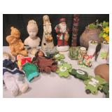 Box Lot - Household Decor & Assorted Dolls