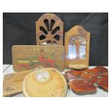 Wood Wall Decor, Wood Sign, Wood Clock, etc