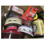Box Of Assorted Tins