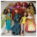 Disney Princesses / Barbie Doll Lot