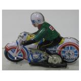 Vtg MS-702 Pressed Tin Wind-Up Friction Toy