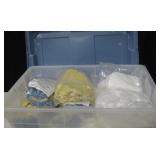 Tub Of Kevlar Glove Liners & Clean Room Gowns