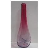Handblown Glass Vase - 14" Tall