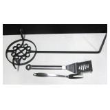 Cast Iron Camp Grill w/ Utensils