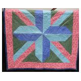 38.5" X 39.25" Quilted Wall Hanging
