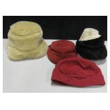 Lot of 4 Hats