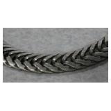 Sterling Silver Herringbone Bracelet