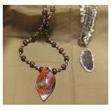 Lot of 2 Necklaces, 1 Freshwater Pearl