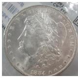 Uncirculated 1884-O Morgan Silver Dollar