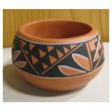 4.5" Diameter Zuni Ceramic Bowl - Marked At Base