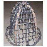 19" Tanshumara Hide & Willow  Burden Basket