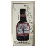 NIB Bud Bottle Clock - 8" Tall