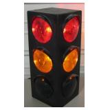 12" Decorative Traffic Light - Red & Yellow Work