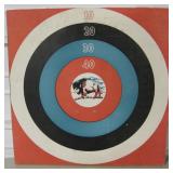 16" x 16" Buffalo Bullseye Target On Fiberboard