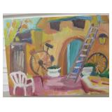 16" x 12" Peggy Zuris Oil Painting - Unframed