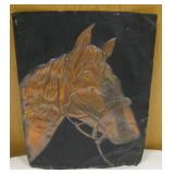 Copper Horse Art - 9" x 12"