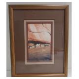 Framed Canyon de Chelly Whitehouse Ruins Print
