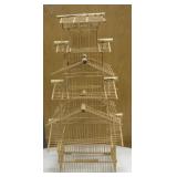 Decorative Wood & Bamboo Bird Cage