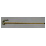 Goose Head Handle Wood Cane - 34" Long
