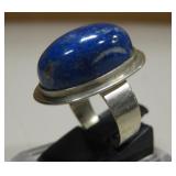 Lapis Lazuli Ring w/ Adjustable Size Band