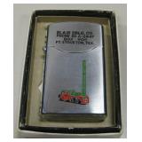Vintage Dundee Advertising Lighter w/ Original Box