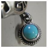 Southwestern Lizard Turquoise Earrings