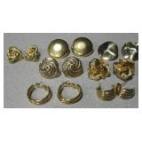 7 Pair Vintage Earrings - 1 Napier & 2 Monet