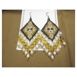Bead & Freshwater Pearl Earrings