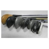 Lot Of 7 Golf Clubs - Drivers & A Putter