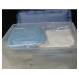 Tub Of Clean Room Garments - Shirts, Head Covers