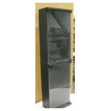 Laminated DVD/Media Cabinet - 12" x 7" x 41"