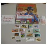 Old West Themed Stamp Collection - USA & World