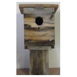 20" Tall Wood Birdhouse