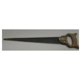 22" 2-Sided Blade Vintage Hand Saw