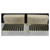 2 Boxes / 99 9mm Ammo