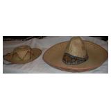 Vintage Sombrero & Peruvian Straw Hats