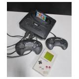 Sega Genesis Game System w/ Controllers & Game Boy