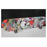31" Jester Skateboard w/ Skull Graphics
