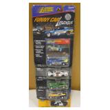 5 Vtg NIP Johnny Lightning Cars w/ Metal Base