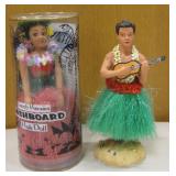 2 Hawaiian Dashboard Hula Dolls - Man & Woman