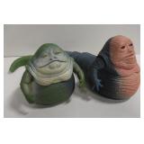 2 Star Wars Jabba The Hut Toys - 9.5" Long