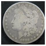 1882 Silver Morgan Dollar - Philadelphia Minted