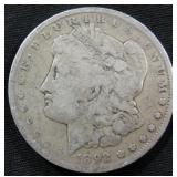1892-S Silver Morgan Dollar - San Francisco Minted