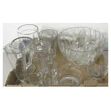 Box Lot of Assorted Glassware