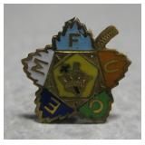 MFUCE Fraternal Cross & Crown Enamel Pin