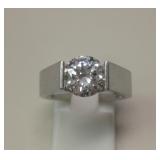 B. Tiff Signity Star 1 Carat CZ Solitaire Ring