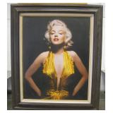 Marilyn Monroe Photo Print On Board 32.5" x 38.5"
