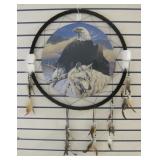24" Wolf & Eagle Dreamcatcher