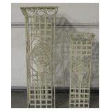 2 Metal Plant Stands / Garden Tables