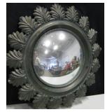 Curved Mirror w/ Metal Frame - 23" Diameter